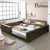 제시 범퍼형 수납 패밀리침대+7존40T매트리스Q+SS