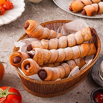 쏘팡 회오리마약핫도그 1kg 100g x 10개입 소세지 간식추천 냉동핫도그 후랑크, 10개