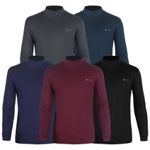 남자 겨울 소프트 기모 반목 티셔츠