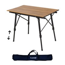 캠핑 롤 테이블 900 우드스타일 알루미늄 가방 포함