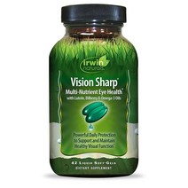 Irwin Naturals Vision Sharp Eye Health with Lutein 비젼 샤프 아이 헬스 루테인 42정
