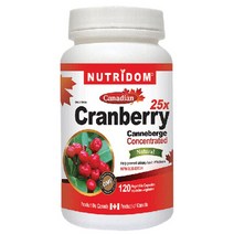 뉴트리돔 크랜베리 25배농축 120캡슐 카포리아 영양제 효능 / Nutridom Cranberry 25x