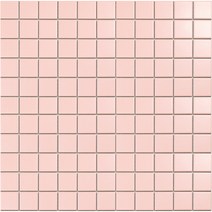 자기질모자이크타일 25mm 연핑크 무광