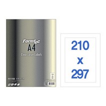 폼텍 반투명라벨지 LC3130 A4 10매 x2개, 단품