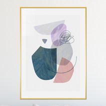 아트블루 북유럽 인테리어 소품 액자 감성 추상화 그림, 3_북유럽 감성추상화 _C