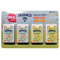 크리넥스 안심 손소독 스프레이 15ml X 4입