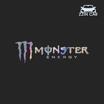 찐카 몬스터에너지 캠핑 데칼스티커 ZCCP-17 /캠핑스티커 /몬스터에너지스티커, 오렌지, 중형