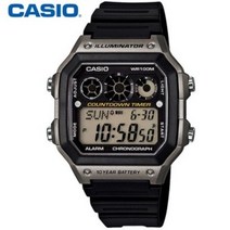 카시오 AE-1300WH-8A CASIO 남성 우레탄 손목시계