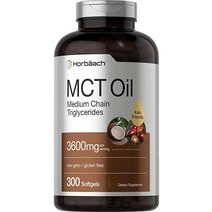KETO MCT 오일 캡슐 3600 mg 300 Softgels 코코넛 오일 알약 비 GMO 및 글루텐 무료 포뮬러 높은 효능과 가치 크기 보충제 호바흐