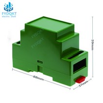정션박스 분전함DIN 레일 PLC 정션 박스 플라스틱 전자 쉘 프로젝트 케이스 1 개 88x37x59mm 35-레일 장착, 한개옵션0