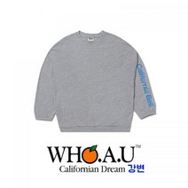 후아유 후아유 /여성/17년 루즈핏 레터 긴팔티 WHLW74701C.