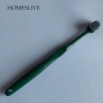 가성비홈라이브 네트 레드 와이드 커플 대나무 숯 소프트 헤어 성인용 칫솔 패션 구강 청소 및 관리 도구, 04 green
