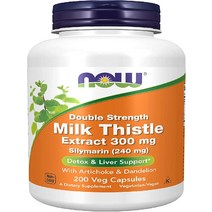 나우푸드 나우푸드 실리마린 밀크씨슬 300mg 50정 100정 200정, 1개, 50 정