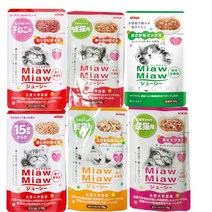 단독 AIXIA 먀우먀우 쥬시 주식 파우치 70g, 노묘용15세이상 mjp-35