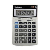 알파 12단 계산기 IC-310, 혼합색상, 22개