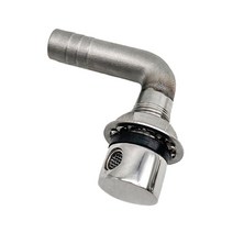 GHSHOP 보트 연료 탱크 벤트 90° 엘보 유니버셜(장착 가스켓 포함) 5/8