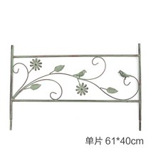 화단 울타리 잔디 유럽풍 펜스 텃밭 마당 꾸미기 낮은 정원 철재 전원주택 인테리어, 단일사이즈, 모노크롬