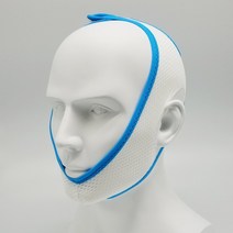 코골이 밴드 방지 턱 끈 입 가드 중지 bruxism anti-ronquidos 코 코 고는 솔루션 호흡 스토퍼 수면, 파란색