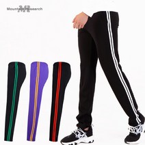 [마운틴리서치] 남여 두줄팬츠 기모 10색상성인트레이닝복