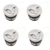카야커 카누 4Pcs 6 치아 카약 딩기 풍선 보트 나사 Recessed 인감 공기 밸브 모자 액세서리, 01 WHITE