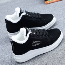 부츠 여자 신발 겨울 따뜻한 모피 견면 벨벳 레이디 캐주얼 레이스 패션 스 니 커 즈 Zapatillas Mujer 플랫폼