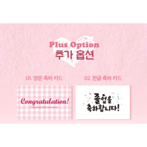 나나상점 큐트 베어 인형 시들지 않는 반영구 꽃다발, [추가옵션] 한글 축하 카드 (단독구매불가), [추가옵션] 한글 축하 카드 (단독구매불가)