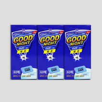 굿나잇 에스매트 전자 모기향 전기 모기약 리필 30매 2+1, 굿나잇 에스매트 리필 (60매) 2+1
