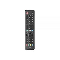 One For All LG TV 교체 리모컨 - 모든 Lg 텔레비전(LED LCD 플라즈마)와 함께 작동 - 오리지널 Lg 리모컨과 동일한 기능을 갖춘 이상적인 TV 교체 리모