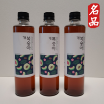 땅끝해남 개복숭아 액기스 500ml 10병 천연 효소 수제 자연 발효 원액 개복숭아청 진액 엑기스 돌 5년 항아리 숙성 효능 효과 부모님 건강 음료 집들이 축하 선물 판매 농축액, 개복숭아 액기스 원액 500ml X 10개