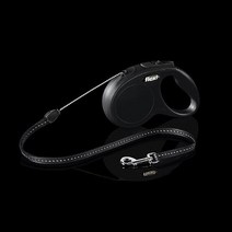 플렉시(Flexi) 자동줄 뉴클래식 코드타입 3m(블랙)xsmall, 블랙
