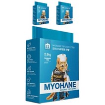 묘하네 두부모래 (2.5kg) 3개입, (일반형), 무향