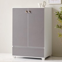 위드 학생 원룸 미니 싱글 옷장 행거용 800, 그레이