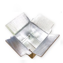 세화박스 AP5 종이아이스박스 친환경아이스박스 은박박스 보냉박스 285 x 270 x 205 (20개입), AP 5(20개입)+비닐(20개입)