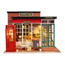 꼬미딜 DIY 미니어처 하우스 중형63.커피 타임 부티크