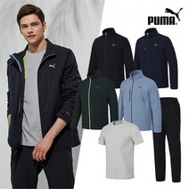 푸마 남성 윈드셀 트랙수트+티셔츠 3종세트 4컬러 택1