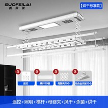 의류건조기 미니건조기 전기 의류 건조 랙 스탠딩 접이식 건조기 원격 제어 리프트 발코니 지능형 소독 천, 18.d  EU