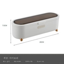 DFMEI 한 세트 젓가락 케이지 가정용 플라스틱 배수 젓가락 보관 상자 주방 식기 숟가락 랙 조미료 상자, 하얀색, 1개