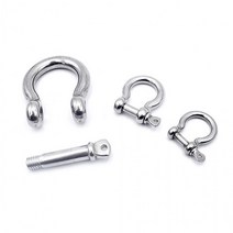 스텐 샤클 C형 M6 슬링벨트 체인 와이어 연결 1012C, 본상품, 1개