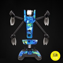 드론요정 Parrot 아나피 스킨 PVC 스티커, 블랙카본