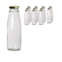 서울패키지 우유 투명 페트병 35p, 화이트 3개, 500ml