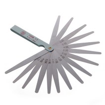 1pc 0.02 ~ 1mm 1mm 17 블레이드 두께 갭 메트릭 필러 필러 필러 게이지 측정 값