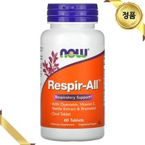 나우푸드 레스퍼올 60정 마그네슘 비타민C 아연 판토텐산 칼슘 브로멜라인 비타민B6 비건