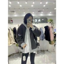 래피의류 뽀글이누빔자켓 뽀글이점퍼 야구점퍼 잠바 캐릭터뽀글이