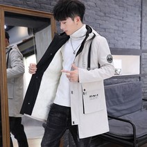 Z3JC 봄가을 자켓 하프 후드 캐주얼 남성 트렌치코트
