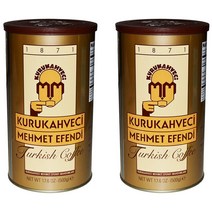Mehmet Efendi Kurukahveci Turkish Coffee 메흐메트 에펜디 쿠르카베치 터키 그라운드 커피 500g 2팩, 상세설명참조, 상세설명참조