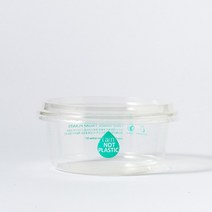 360ml 친환경 PLA 용기 1000개, PLA뚜껑 1000개 1JP3230, PLA용기 1000개 1JP1132