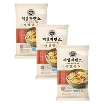 CJ 면요리 제일제면소 생칼국수 국수면 간편식 550g 3개 1세트, 3세트