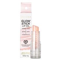 Pacifica 글로우 스틱 립 오일 - 로지 글로우 여성용 4g(0.14온스), Pink Sheer, Pink Sheer