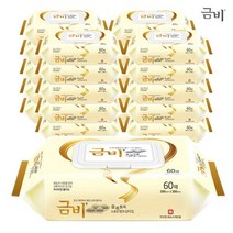 금비 엠보싱 대형 물티슈 캡형, 60매, 30팩