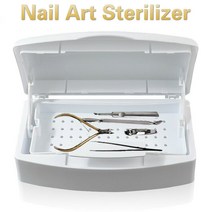 멸균기 휴대용 살균기 소독 캐비닛 nair 아트 살균 매니큐어 도구 가정용 핸드 헬드 살균 상자, 투명하지 않다